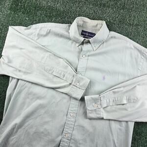 Polo Ralph Lauren Classic Fit Mint Green Button Down Shirt Mens Medium